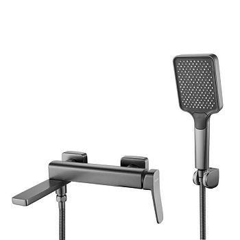 Смеситель для ванны Shevanik S9952T, оружейная сталь