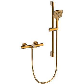 Смеситель Lemark Valday для ванны, термостатический (LMF-8142B-BRG)