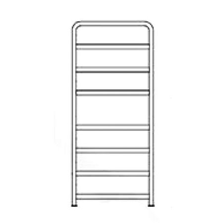 Водяной полотенцесушитель Grota Fiado 527х1200 Хром, артикул 