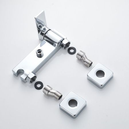 Гигиенический душ со смесителем Rose R1805-1, хром