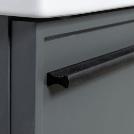 Тумба под раковину подвесная La Fenice Elba FNC-01-ELB-G-90, серо-зеленая, артикул FNC-01-ELB-G-90