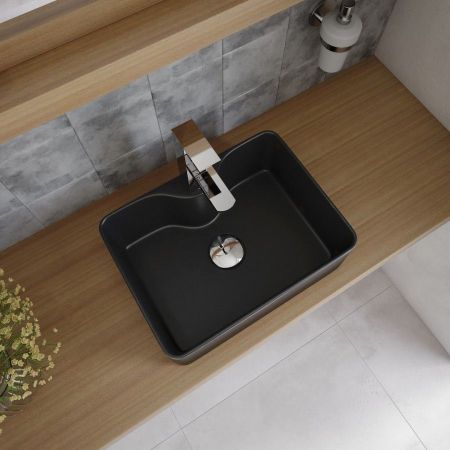 Раковина чаша Maretti UM13NS41-560, черная, артикул UM13NS41-560