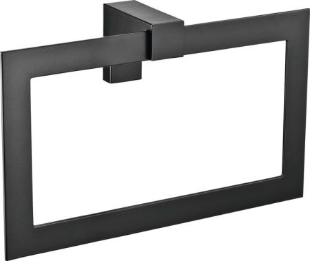 Sanibano Elegance, полотенцедержатель - кольцо, цвет черный матовый, артикул H8700/04MB