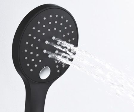 Ручной душ WasserKRAFT A078 круглый Черный