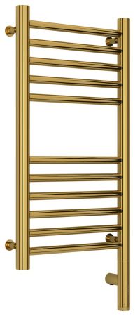 Полотенцесушитель электрический "БОГЕМА 3.0" прямая 600х300 / МЭМ правый (Золото)