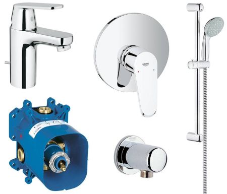 Готовый комплект для душа GROHE Eurosmart Cosmopolitan (NSB0026), артикул NSB0026