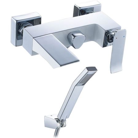 Смеситель для ванны Lemark Contest LM5814CW Хром Белый, артикул LM5814CW