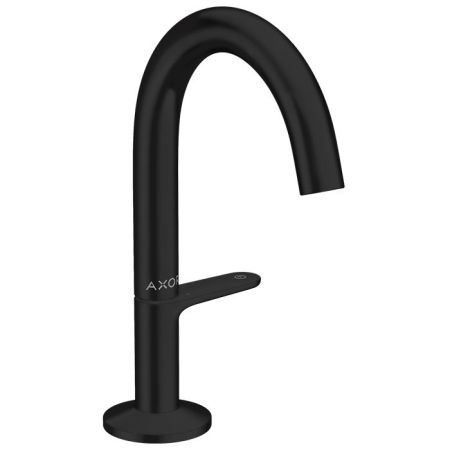 AX One Смеситель для раковины Select 140, со сливом push-open, матовый черный