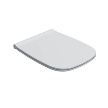 GLOBO GENESIS Сиденье для унитаза GNS02/GN001, быстросъемное, цвет белый/петли золото(микролифт)