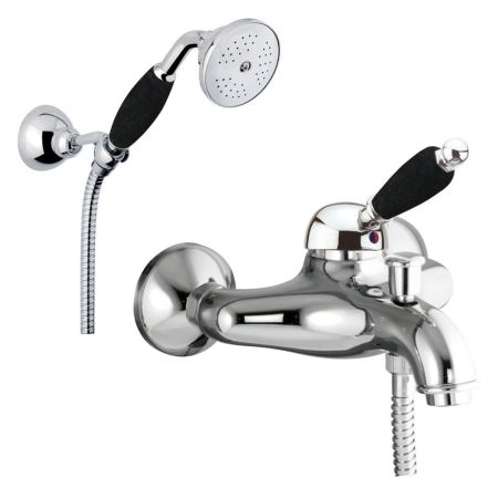 Смеситель для ванны Fiore IMPERIAL BLACK 89CR5104, хром, артикул 89CR5104