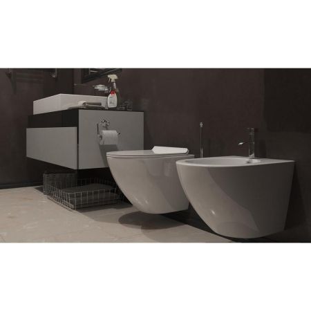 Унитаз  подвесной TIMO RISTO TK-603, белый, артикул TK-603