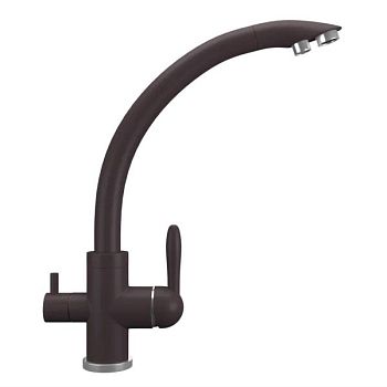 Смеситель для кухни Ulgran UQ-017-06, трюфель