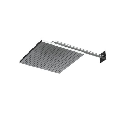 Верхний душ, Almar, Velvet, тип установки-настенный, потолочный, размер душевого диска, мм-300*300, форма-квадратная, количество режимов-1, тип струи-velvet rain, держатель-необходимо заказать, цвет-Mirror Stainless Steel, артикул E044278.MS