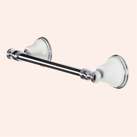 TW Harmony 014, полотенцедержатель 33,5см, цвет держателя:  белый/хром, артикул TWHA014bi/cr