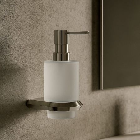 Дозатор жидкого мыла Knotlor LD103C, хром, артикул LD103C