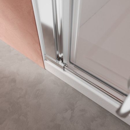 LINER-B-12-90-C-NERO-L Душевая дверь, артикул LINER-B-12-90-C-NERO-L