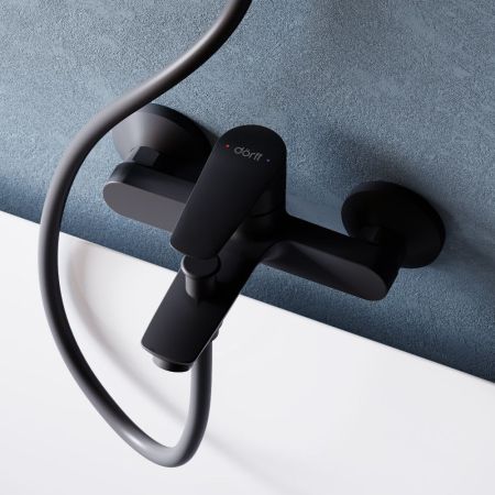 D4011022 Prime new cмеситель для ванны и душа, черный, артикул D4011022