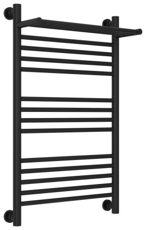 Полотенцесушитель водяной "БОГЕМА 1П +" 800х500 (Матовый Чёрный), артикул 31-0223-8050
