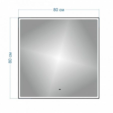 Зеркало Maretti Umbria UM148080P33EL 80x80 см, артикул UM148080P33EL