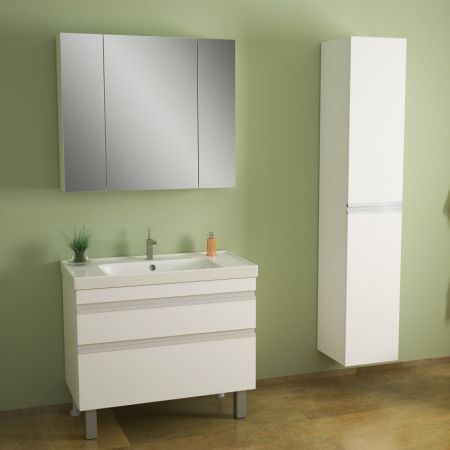 Тумба Grace Plus 70, белый лак, 2 ящ