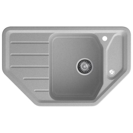 Кухонная мойка GranFest CORNER 800E, серый, артикул C-800E серый