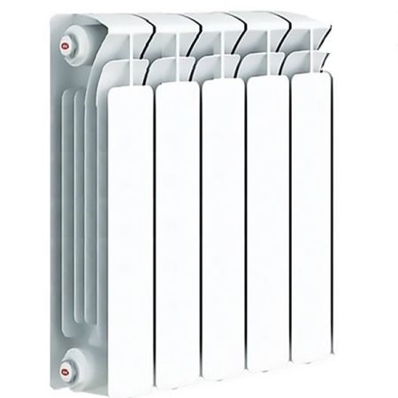 Биметаллический радиатор Rifar Base 500 5 секций с боковым подключением, артикул 