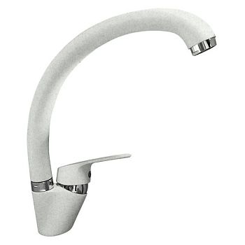 Смеситель для кухни GranFest Z-3323, белый