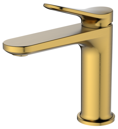 Смеситель для раковины BELZ брашированное золото (B10786-5), артикул B10786-5