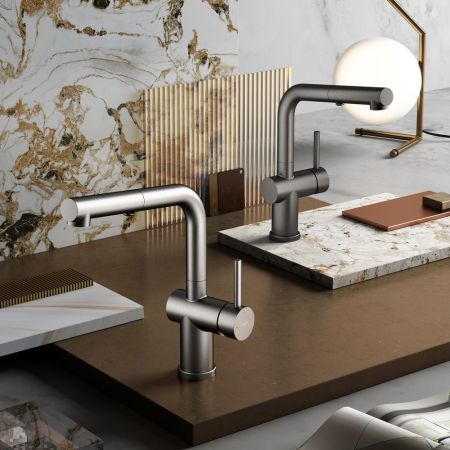 Смеситель для кухни Splenka S205.40.09, графит