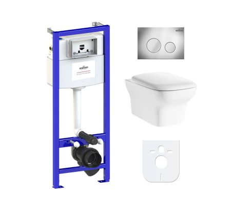 Комплект 6 в 1 Lavinia Boho Bristol Rimless 77040114, премиум с пластиковой клавишей