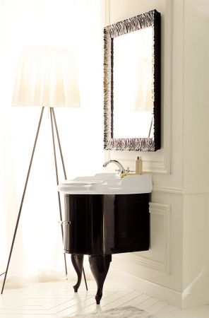 KERASAN Retro 69, раковина 69*52см с 1 отв., цвет: белый, артикул 104601*1