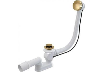 Слив-перелив (полуавтомат, 100 см.) Vega V55К Гл000025727, бронза, артикул Гл000025727