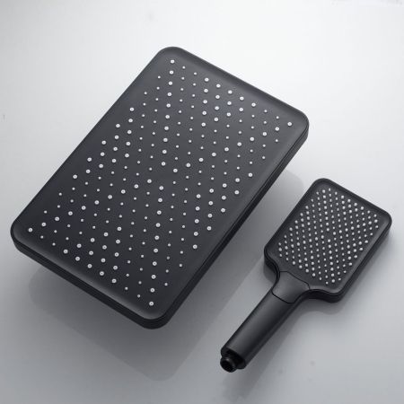 Душевая система встраиваемая Shevanik S9935H, черный