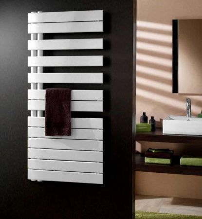 Водяной полотенцесушитель Zehnder Roda Spa Asym ROFR-170-055 Белый правый