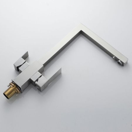 Смеситель для кухни с подключением фильтра Shevanik S148L, сатин, артикул S148L