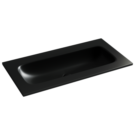 Раковина накладная мебельная Ceramicanova Грация (Grace) прямоугольная 910x457x137 без отверстия под смеситель 910*457*137 цвет черный матовый CN7019MBwx, артикул CN7019MBwx