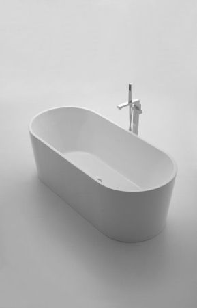 Акриловая ванна без перелива BELBAGNO BB71-1700-W0, 1700x800x600