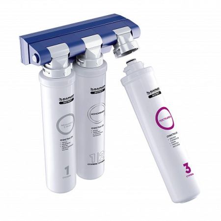 Комплект кухонный смеситель Granula 2015 Шварц + Фильтр Granula (2015 Шварц+АКС-002), артикул 2015 Шварц+АКС-002