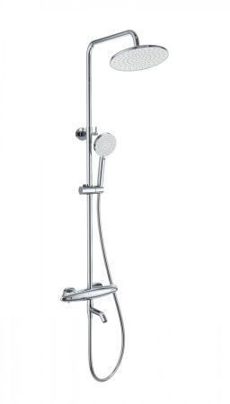 Душевая система с термостатом WONZON & WOGHAND CAPSULE, Хром (WW-B3031-A1-CR), артикул WW-B3031-A1-CR