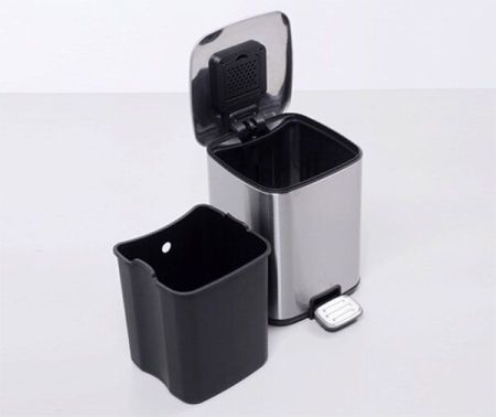 Ведро для мусора WasserKRAFT K-649 Хром