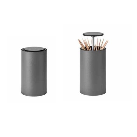 ADJ Держатель для зубочисток, D5x10 см., цвет: серый/черный, артикул 0091.03/01