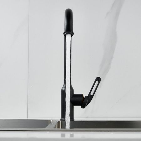 Смеситель для кухни Raffine F103H, черный, артикул F103H