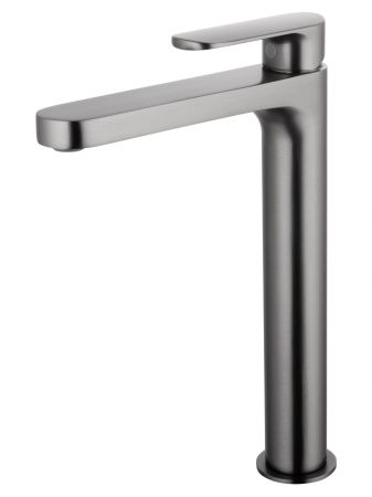 Смеситель для раковины высокий WONZON & WOGHAND, Темный графит (WW-H1034-BGG)