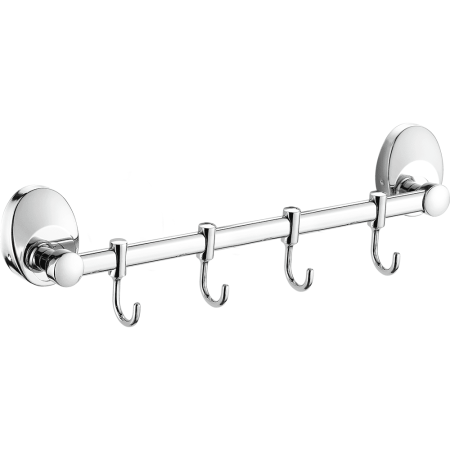 Планка с крючками для полотенец FASHUN A1615-4, хром