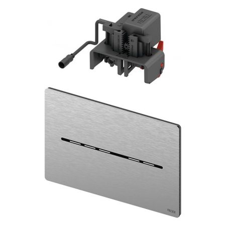 TECEsolid. Панель смыва бесконтактная, 6 В, хром глянцевый