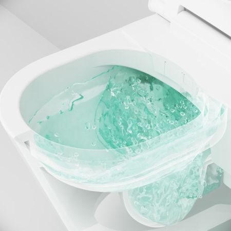 CCC501700SC Inspire подвесной унитаз с интегрированным электронным биде, артикул CCC501700SC