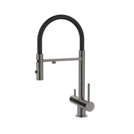 Смеситель для кухни IDDIS с фильтром и гибким изливом, графит, Ace (ACEGMFFi05), артикул ACEGMFFi05