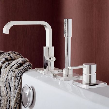 Внешняя часть смесителя для ванны GROHE Allure на 3 отверстия, хром (19316000)