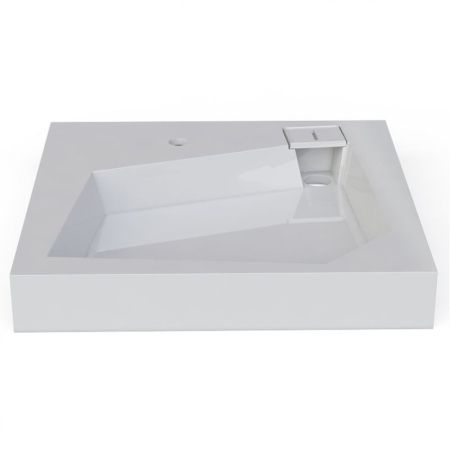 Раковина Altasan Quadro 60x60 UPP60QUADROs на стиральную машину Белая