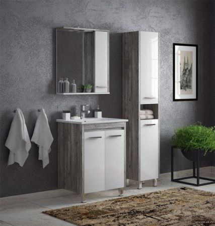 Шкаф-пенал "Лорена 35", антик, артикул SD-00000304